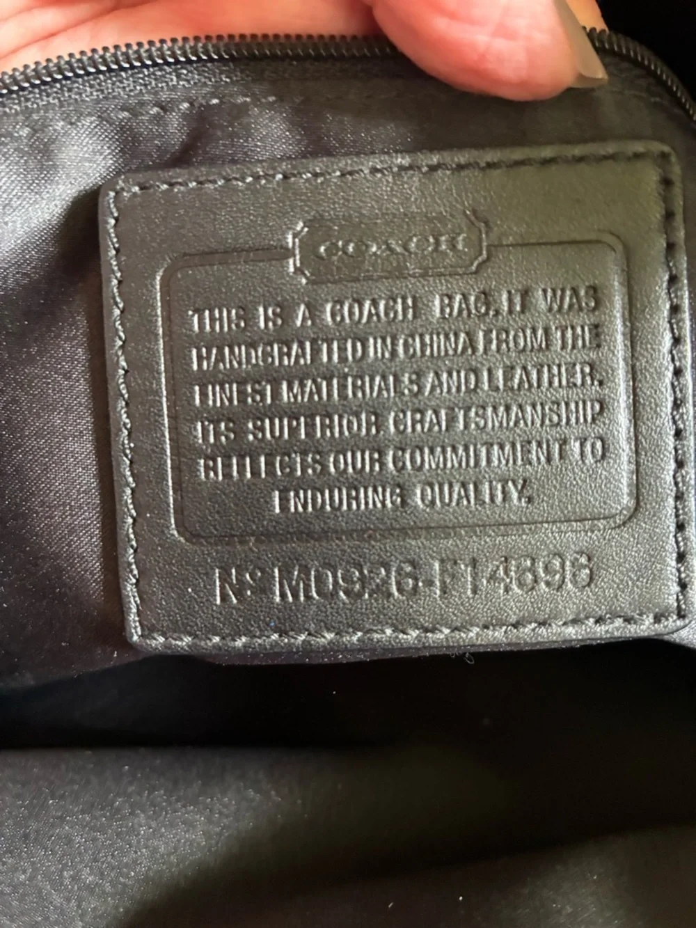 Authentic Coach Penelope Signature Satchel F14696 Khaki EXCELLENT CONDITION!! - Picture 12 of 14